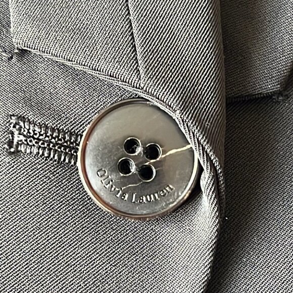 𝅺OLIVIA LAUREN black sculpt hourglass classy single breast blazer size Small - Picture 8 of 16